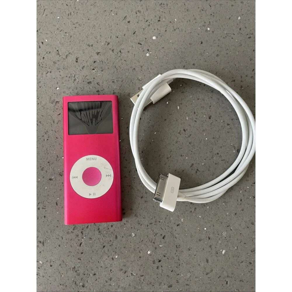 Apple A1199 4GB iPod Nano 2nd Gen Limited Ed. Product RED MA725LL READ! Screen